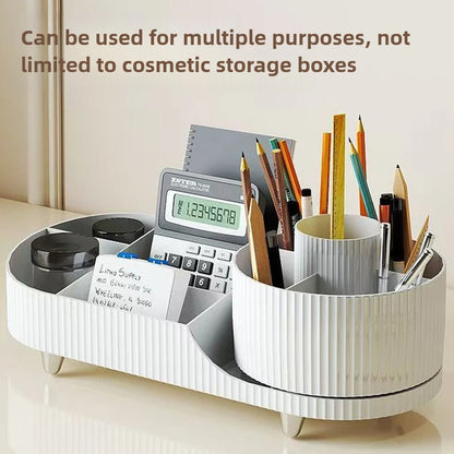 Rotating Makeup Organizer,Large Capacity Cosmetic Display Case, Storage Box Makeup Products Makeup Brushes/Eyeliner