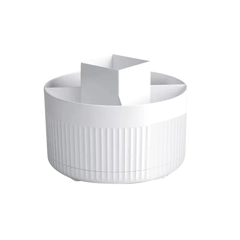 Desktop Rotating Makeup Organizer Cosmetics Storage Box Slot Makeup Versatile Holder for Brushes Office Supplie Bathroom Dresser