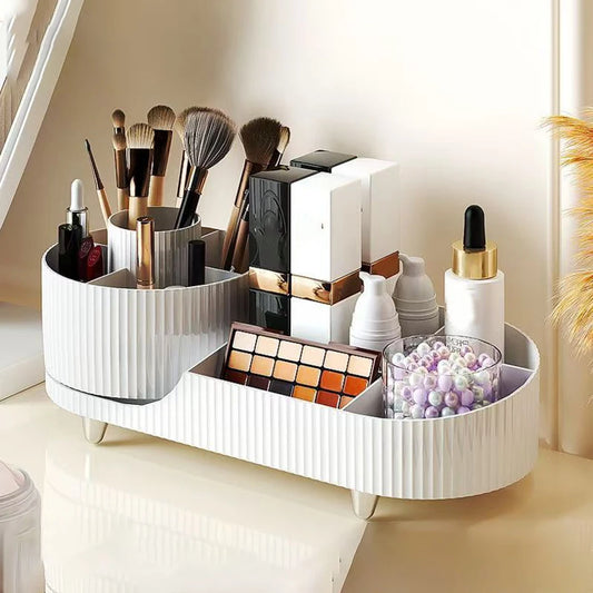 Rotating Makeup Organizer,Large Capacity Cosmetic Display Case, Storage Box Makeup Products Makeup Brushes/Eyeliner