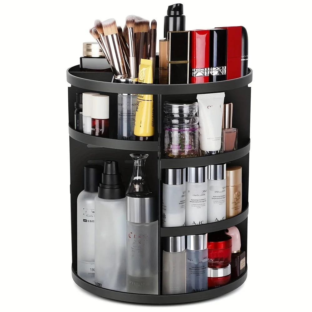 360° Rotating Makeup Organizer, Spinning Bathroom Organizer Countertop, organizer for cosmetics,Cosmetic Holder Shelf