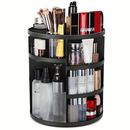 360° Rotating Makeup Organizer, Spinning Bathroom Organizer Countertop, organizer for cosmetics,Cosmetic Holder Shelf