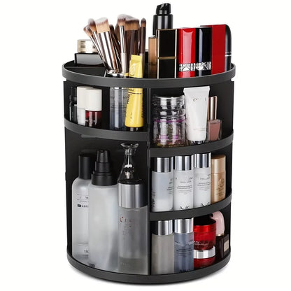 360° Rotating Makeup Organizer, Spinning Bathroom Organizer Countertop, organizer for cosmetics,Cosmetic Holder Shelf