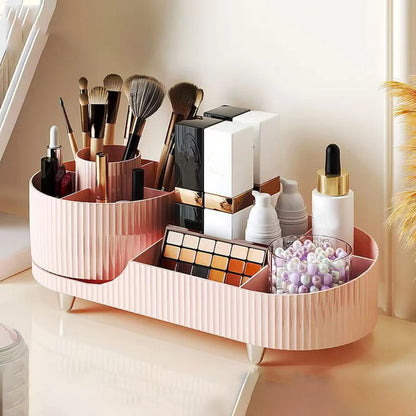 Rotating Makeup Organizer,Large Capacity Cosmetic Display Case, Storage Box Makeup Products Makeup Brushes/Eyeliner